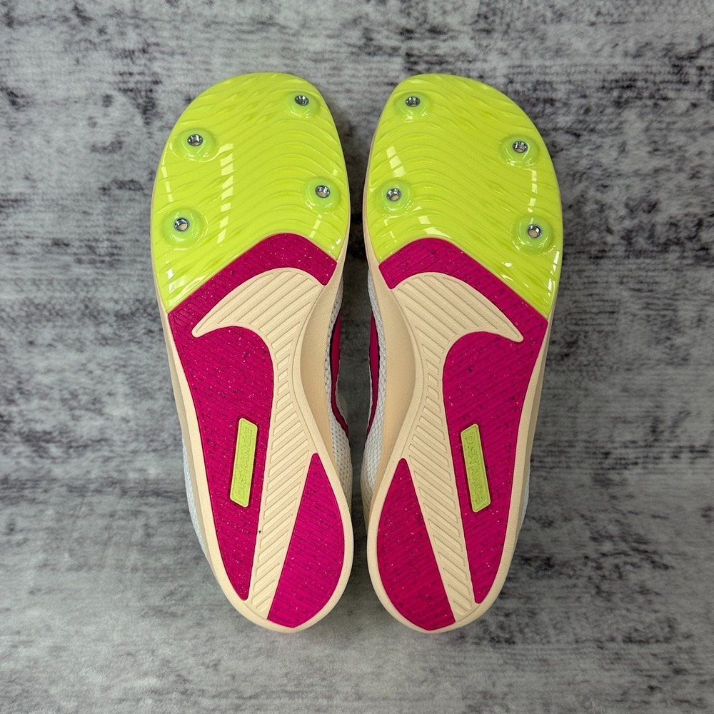 New No Box Nike Zoom Rival Distance Track Spikes Men's Size 11 White Pink DC8725 - Picture 9 of 9